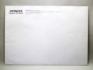 Hitachi Philippines Catalog Envelope