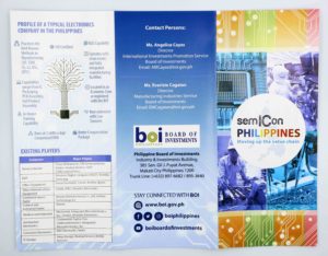 Board of Investments SemiCon Philippines Flyers #vjgraphicsoffsetprinting #vjgraphics #offsetprinting #growthroughprint #flyers