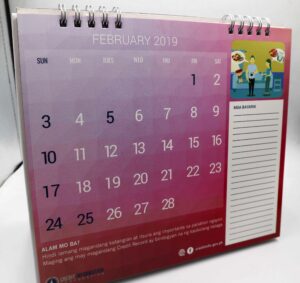 Credit Information Corporation Desk Calendar #vjgraphicsprinting #growthroughprint #offsetprinting #deskcalendar