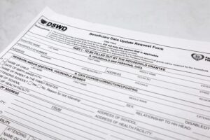 DSWD Beneficiary Data Update Request Form #vjgraphicsprinting #businessforms