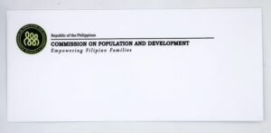 Commission on Population and Development Letter Envelope #vjgraphicsprinting #offsetprinting #growthroughprint #envelopes