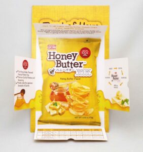 URC Calbee Honey Butter Box #packaging #vjgraphicsprinting #box #offsetprinting#growthroughprint — with Calbee PH and Universal Robina Corporation- Head Office