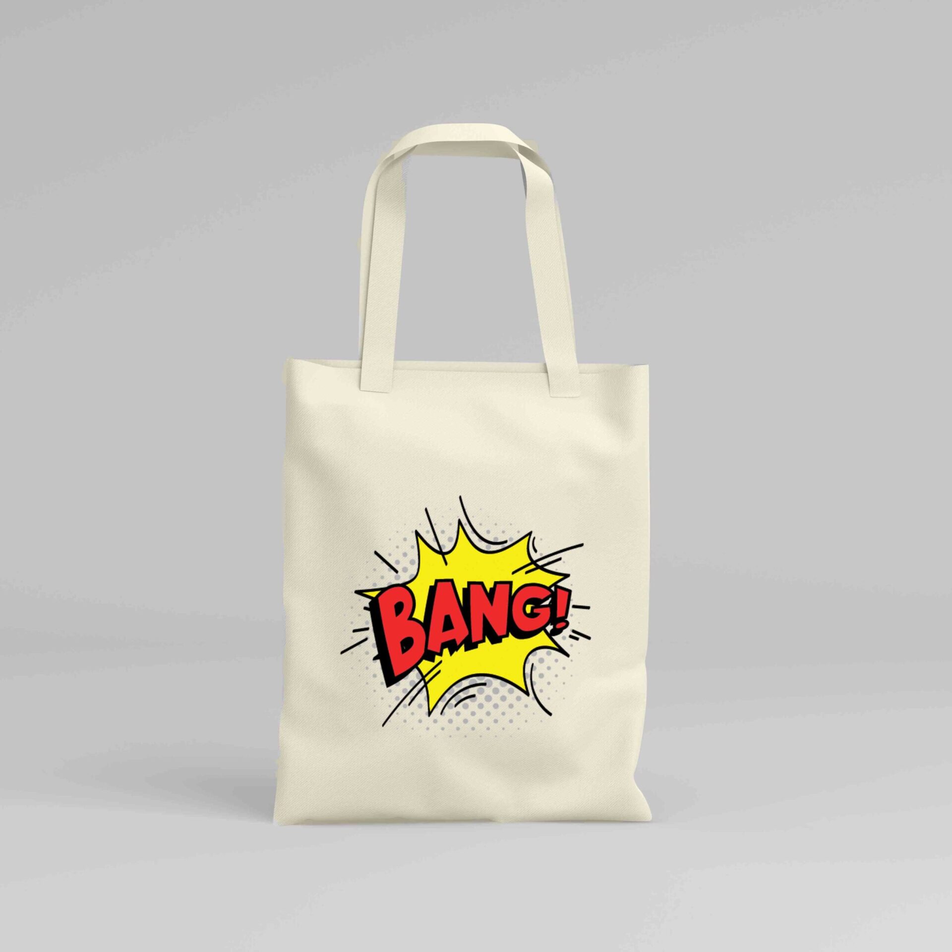 Canvas Tote Bag Bang! - VJ Graphic Arts, Inc.
