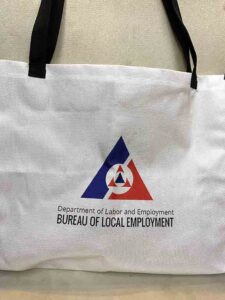 Department of Labor and Employment Canvas Bag #vjgraphicsprinting #canvasbag #growthroughptin #heatpress