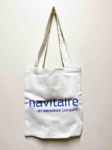 Navitaire Canvas Bag #vjgraphicsprinting #canvasbag #growthroughptin #heatpress