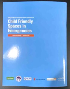 UNICEF Child Friendly Spaces in Emergencies Guidelines #VJGraphics #GrowThroughPrint #iPublishPH #PrintItYourWay #offsetprinting #growthroughprint
