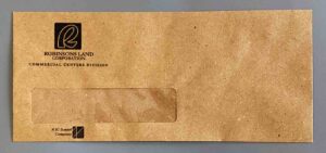 Robinsons Land Corporation Mailing Envelope with Window #vjgraphicsprinting #growthroughprint #ipublishph #PrintItYourWay #offsetprinting #digitalprinting #mailingenvelope