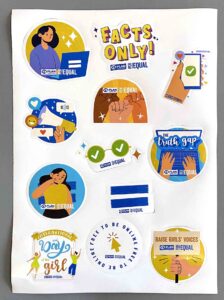 Plan International Philippines #GirlsGetEqual Stickers #vjgraphicsprinting #growthroughprint #ipublishph #PrintItYourWay