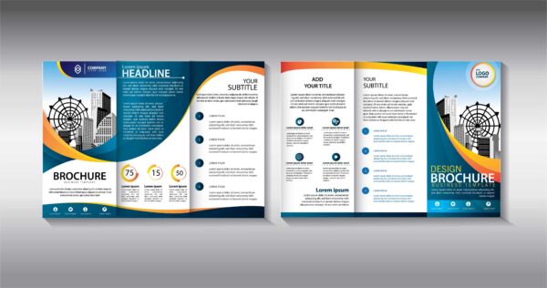 Brochure Bi-Fold or Tri-Fold - A3 or 17 x 11 inches (spread) - Image 4