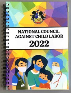National Council Against Child Labor 2022 Planner #vjgraphicsprinting #growthroughprint #ipublishph #PrintItYourWay #offsetprinting #digitalprinting #planners