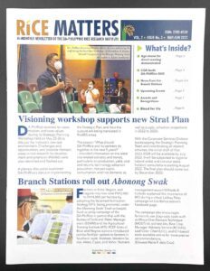 DA-PhilRice Rice Matters Newsletter #vjgraphicsprinting #growthroughprint #ipublishph #PrintItYourWay #newsletters #offsetprinting #digitalprinting