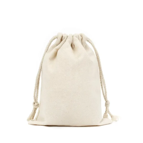 Drawstring Canvas Pouches