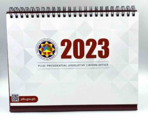 Presidential Legislative Liaison Office 2023 Desk Calendar #vjgraphicsprinting #growthroughprint #ipublishph #PrintItYourWay #offsetprinting #digitalprinting
