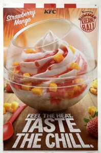 KFC PHILIPPINES Strawberry Mango Kream Ball Posters #vjgraphicsprinting #growthroughprint #ipublishph #PrintItYourWay #offsetprinting #digitalprinting