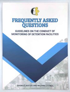 Juvenile Justice and Welfare Council FAQ's Guidelines on the Conduct of Monitoring of Detention Facilities #vjgraphicsprinting #growthroughprint #ipublishph #PrintItYourWay