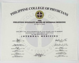 Philippine College of Physicians Certificates #vjgraphicsprinting Helping Minds #growthroughprint #ipublishph #PrintItYourWay #offsetprinting #digitalprinting www.vjgraphicarts.com