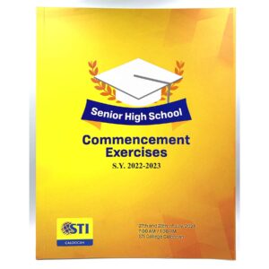 STI College Caloocan Commencement Exercises Souvenir Program and Yearbook #vjgraphicsprinting Helping education #growthroughprint #ipublishph #PrintItYourWay #offsetprinting #digitalprinting #yearbooks www.vjgraphicarts.com