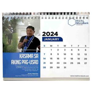 Rizal MicroBank Desk Calendar #vjgraphicsprinting #growthroughprint #ipublishph #PrintItYourWay #offsetprinting #digitalprinting #calendars www.vjgraphicarts.com