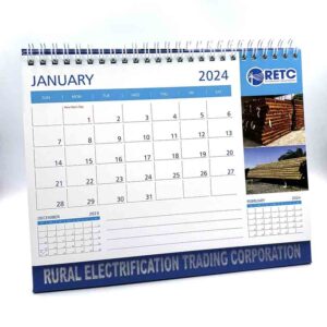 Rural Electrification Trading Corporation Desk Calendar #vjgraphicsprinting #growthroughprint #ipublishph #PrintItYourWay #offsetprinting #digitalprinting #calendars www.vjgraphicarts.com