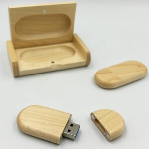 USB Wood with Box