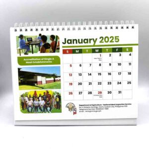 National Meat Inspection Service 2025 Desk Calendars #vjgraphicsprinting #growthroughprint #ipublishph #printityourway #offsetprinting #digitalprinting #calendars #corporategiveaways #deskcalendar www.vjgraphicarts.com