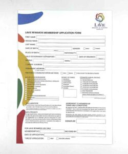 @lavieresortandcasino LaVie Resort Rewards Membership Application Form #vjgraphicsprinting #growthroughprint #ipublishph #PrintItYourWay #offsetprinting #digitalprinting #forms #officestationery www.vjgraphicarts.com