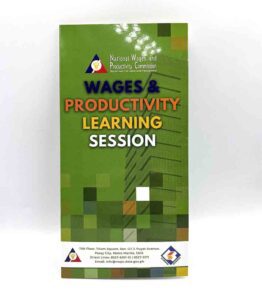 National Wages and Productivity Commission Wages & Productivity Learning Session Manual #vjgraphicsprinting #growthroughprint #ipublishph #PrintItYourWay #offsetprinting #digitalprinting #publications #primers #manuals www.vjgraphicarts.com