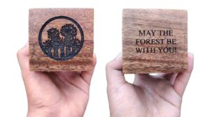 Forest Management Bureau Wood Block Paper Weight #vjgraphicsprinting #growthroughprint #ipublishph #PrintItYourWay #offsetprinting #digitalprinting #corporategiveaways #wood #laserengraving www.vjgraphicarts.com