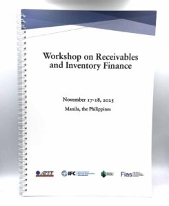 International Finance Corporation Workshop on Receivables and Inventory Finance Workbook #vjgraphicsprinting #growthroughprint #ipublishph #PrintItYourWay #offsetprinting #digitalprinting #publications #Workbook www.vjgraphicarts.com