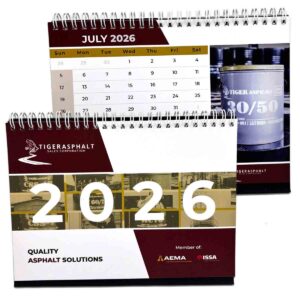 Tiger Asphalt 2026 Desk Calendar Tiger Asphalt Sales Corporation #vjgraphicsprinting #growthroughprint #ipublishph #PrintItYourWay #offsetprinting #digitalprinting #corporategiveaways #calendars #deskcalendars www.vjgraphicarts.com