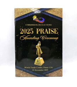 COMELEC 2025 Praise Awarding Ceremony Souvenir Program @comelecph COMELEC #vjgraphicsprinting #growthroughprint #ipublishph #PrintItYourWay #offsetprinting #digitalprinting #publications #SouvenirProgram www.vjgraphicarts.com
