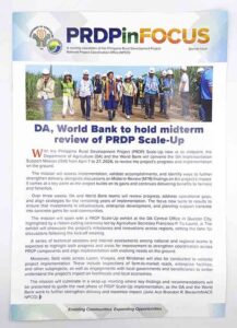 Department of Agriculture PRDPinFOCUS Newsletter Department of Agriculture - Philippines @dacentralphilippines #vjgraphicsprinting #growthroughprint #ipublishph #PrintItYourWay #offsetprinting #digitalprinting #publications #newsletters www.vjgraphicarts.com