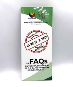 BSWM The FAQ's on the Implementation of the DA Memorandum DA-Bureau of Soils and Water Management #vjgraphicsprinting #growthroughprint #ipublishph #PrintItYourWay #offsetprinting #digitalprinting #marketingcollaterals #flyers www.vjgraphicarts.com